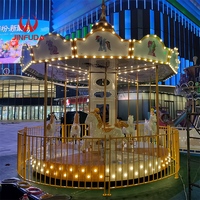 Manège portable pour enfants à 8 places, carrousel de luxe pour place publique, carnaval et événements
