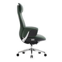 Mobilier de maison d'affaires confortable fauteuil de bureau en cuir ergonomique inclinable à dossier haut pour ordinateur Boss