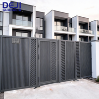Portes coulissantes automatiques rétractables en alliage d'aluminium, écologiques, durables et anti-corrosion pour appartements et hôtels