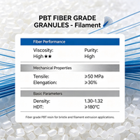 Granulés de PBT de qualité fibre, granulés de polybutylène téréphtalate de qualité filament pour poils de brosse et filaments de brosse à dents