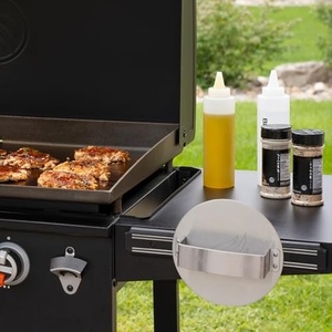 Presse à hamburgers robuste de qualité supérieure – Accessoire de grillade pour hamburgers écrasés et cuisson au barbecue - Product Image 3