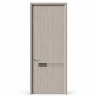 Porte de chambre insonorisée en bois mélaminé couleur personnalisée avec bordure PUR pour la rénovation en gros des dortoirs