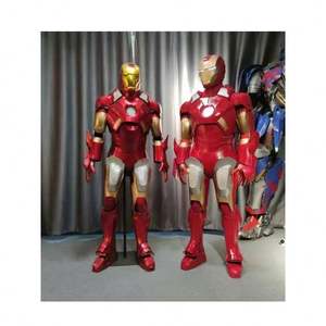 زي روبوت LED للبالغين، زي تنكري لشخصية الرجل الحديدي، بدلة روبوت عملاقة، زي المتحولين الآليين - Product Image 2