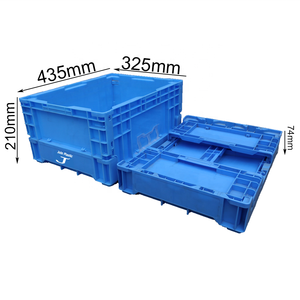 JOIN Plastic Folding <strong>Storage</strong> <strong>Box</strong> Collapsible Container Portable Light Collapsible Container <strong>Stackable</strong> Moving Tote Bins - Product Image 1