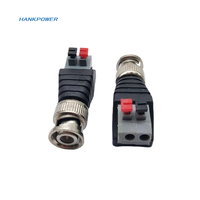 Conector hembra sin soldadura de vídeo CCTV BNC para cámara, adaptador de TV, enchufe para atornillar en el Terminal, conectores hembra BNC