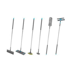Cleaning Tools 7-piece Set Window Cleaning Dust Brush Cleaning Mop Set Long <strong>Handle</strong> Home Squeegee Broom <strong>Sponge</strong> 7 in 1 - Product Image 3