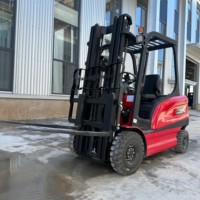 Chariot élévateur électrique à batterie de 2,5 tonnes, type plomb-acide, contrepoids, pour la manutention des marchandises