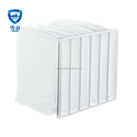 Filtre à sac de moyenne efficacité en gros pour système de ventilation CVC, filtre de remplacement pour climatisation