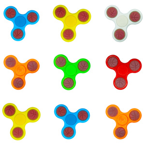 Bóng rổ theo chủ đề <span class=keywords><strong>tri</strong></span>-lá <span class=keywords><strong>Fidget</strong></span> <span class=keywords><strong>Spinner</strong></span>, đồ chơi giảm căng thẳng - Product Image 2