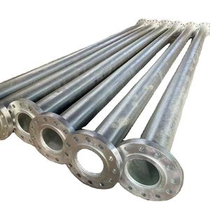 Горячеоцинкованная стальная труба с фланцевым концом ASTM A123 - Product Image 1