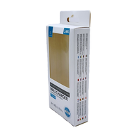 Emballage de chargeur USB personnalisé boîte rigide en papier d'art avec feuille d'or et gaufrage de disparition pour chargeur mural vide de téléphone portable