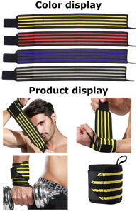 สายรัดข้อมือยืดหยุ่นสำหรับยกน้ำหนัก/สายรัดข้อมือออกกำลังกาย - Product Image 6