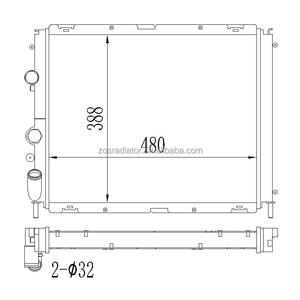 Radiador de aluminio para Renault <span class=keywords><strong>Clio</strong></span> <span class=keywords><strong>172</strong></span> 182 2,0 16V Sport Phase 2 2001-2005 - Product Image 1