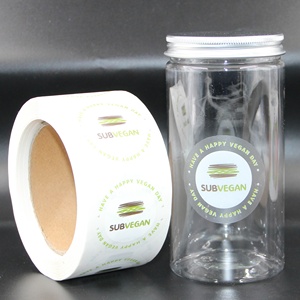 <strong>Customize</strong> Logo <strong>Labels</strong> Transparent Waterproof Sticker Gold Foil Stamping Logo Clear Pet Sticker for Beverage <strong>Bottle</strong> Packaging - Product Image 4