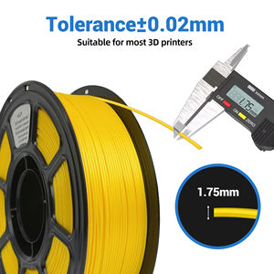 Filamento de Seda Amarillo de 1.75mm, Filamento PLA, Precisión Dimensional +/- 0.02mm, Longitud de 330m, Certificado CE ROHS para Impresora 3D FDM/Bolígrafo 3D - Product Image 2