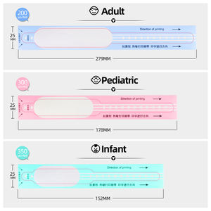 Linkwin कस्टम स्वयं चिपकने वाला अस्पताल थर्मल रोगी आईडी बैंड/Wristbands रोल - Product Image 3