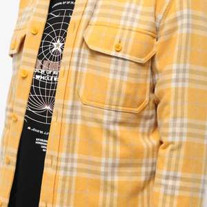 Veste de chemise en coton personnalisée Premium décontracté surdimensionné <span class=keywords><strong>Surchemise</strong></span> à carreaux Talbolt - Product Image 5