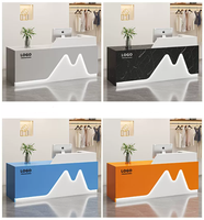 Comptoir de réception personnalisé pour salon de beauté, petite table de réception, comptoir de réception pour salon de manucure