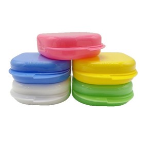 Dental <b>retainer</b> <b>case</b>, invisible braces storage box, orthodontic appliance storage box, colored PP material source - Product Image 4