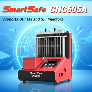 Nettoyeur et testeur d'injecteurs SMARTSAFE CNC605A GDI EFI SFI, machine de nettoyage ultrasonique des injecteurs - Product Image 1