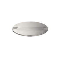 YEBOND ZDPY-114YC Boîte de sol à couvercle plat, prise électrique invisible, étanche, en acier inoxydable, prise de terre, garniture 4 CE pour