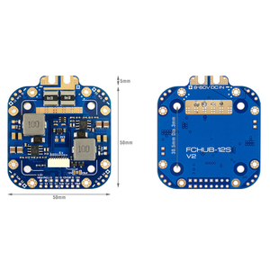 FCHUB-12S V2 5V&12V 440A บอร์ดจ่ายไฟสำหรับโดรน FPV - Product Image 3