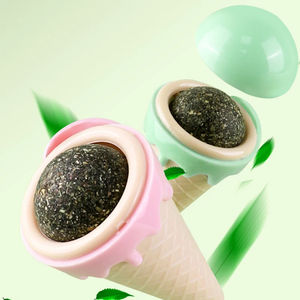 Crème glacée chat menthe <span class=keywords><strong>deux</strong></span> couleurs jouets auto-meulage élevé et nettoyage des dents animal de compagnie Zhuanzhuan Le doux cône chaton pour soulager l'ennui - Product Image 5