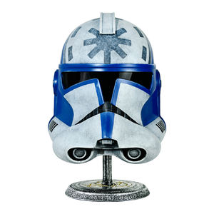 SW Clone Trooper Jesse Casque Casque de couleur bleu et blanc <span class=keywords><strong>Film</strong></span> et télévision cosplay grandeur nature vente directe d'usine - Product Image 1
