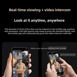 Hoàn toàn tự động không thấm nước thông minh khóa cho Home COURTYARD wifi chống trộm bị hỏng cầu nhôm cửa thông minh vân tay Palm tĩnh mạch - Product Image 5