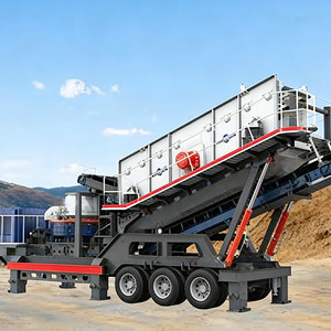 Station de concassage mobile de haute qualité, concasseur à cône hydraulique pour le traitement des agrégats, composants principaux : moteur, roulement, engrenage - Product Image 3