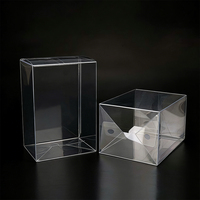 Boîtes d'emballage en plastique transparent PET pliables pour bougies, vente en gros