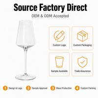 500ml Soda Lime Glas Roodwijnglas Modern Gehoekte Dunne Rand Loodvrij Aangepast Logo OEM Groothandel Fabrieksdirect Bar Restaurant
