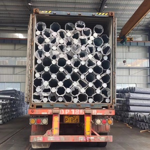 Poste de distribución de energía galvanizado por inmersión en caliente de 35 pies y 40 pies, poste de acero eléctrico - Product Image 6