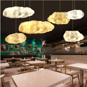 Lampada a Sospensione LED a Forma di Nuvola in Stile Nordico, Luce Creativa a Nuvola Bianca per Sala da Pranzo, Negozio di Abbigliamento, Bancone Bar, Decorazione per Vetrine - Product Image 1