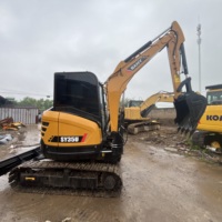 Mini-excavatrice sur chenilles Sany SY35U d'occasion, 3,5 tonnes, avec moteur Yanmar et cabine fermée, hydraulique, très demandée