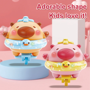 MILI Électrique Tumble Balance <span class=keywords><strong>Jouet</strong></span> Nouveauté Éducation Précoce Mignon Capybara Musique Vertical Rotation Monocycle Funambule <span class=keywords><strong>Jouet</strong></span> - Product Image 6