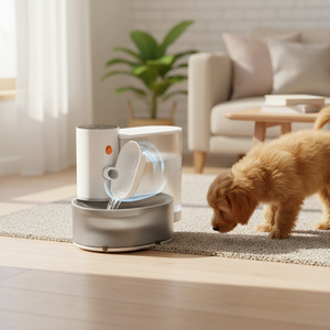 Bebedero <span class=keywords><strong>para</strong></span> <span class=keywords><strong>Gatos</strong></span> con Flujo de Agua Inverso por Gravedad, Dispensador de Agua Automático con Carga, Bebedero <span class=keywords><strong>para</strong></span> Mascotas y Perros - Product Image 5