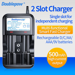 Double pow KH32 Chargeur de batterie 5W Multifonctionnel 1.2V Affichage LED AA AAA C <span class=keywords><strong>D</strong></span> 9V Chargeur de piles rechargeables - Product Image 2