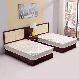 Custom <b>Low</b> Priced Hotel Bedroom Sets Furniture Wooden <b>Bed</b> <b>Frame</b> With Headboard Nightstand Desk Wardrobe for Budget Hotel Project - Product Image 4