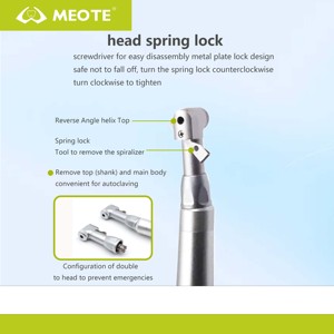 Chiave dinamometrica universale avanzata per impianto dentale con testina di fermo regolabile da 5-35n. Cm con strumento dentista 16 pz - Product Image 4