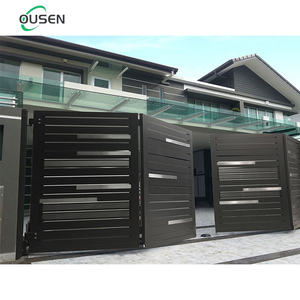 בית מודרני יוקרתי חכם חשמלי מתחם ראשי קיר שער אלומיניום צבעי עיצובים תמונות לבית - Product Image 1