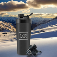 Gourde en acier inoxydable personnalisée certifiée ISO Deau Thermos eau Gourde Inox Gym extérieur protéine métallique