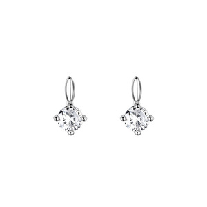 Mini orecchini a trapano singolo in argento sterling 925 orecchini da studente piccoli Joker semplici femminili 2022 nuovi accessori per l'orecchio <span class=keywords><strong>di</strong></span> marea - Product Image 1