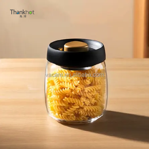 Jarra de Almacenamiento de Bebidas de Vidrio de Borosilicato de Alta Calidad Vacare al por Mayor, Tapa de Vacío para Preservar la Frescura, Color Personalizable - Product Image 1