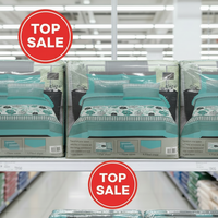 Vente en gros de 48 modèles, 6 pièces de linge de lit en microfibre tissée imprimée florale, écologique, 300 fils, doux, taille Queen King pour mariage
