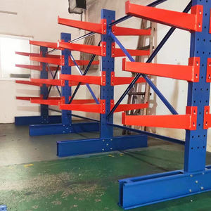 Jigong 500KG/300KG Estante de almacenamiento de tubería de acero de protección contra la corrosión ajustable Sistema de estante voladizo de almacén personalizado - Product Image 2