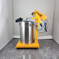 La plus nouvelle construction de moteur de pompe en aluminium de fer d'équipement de revêtement de poudre manuelle utilisée pour les fours de durcissement-le noyau inclut le PLC de moteur