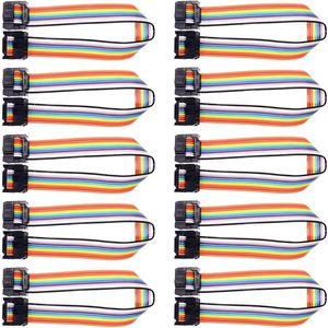 10 Pin Flat PVC Colorful Ribbon <b>Cable</b> 0.1 Inch Pitch Female to Female IDC Connector 20 Cm Length for Electronics <b>Wiring</b> - Product Image 6