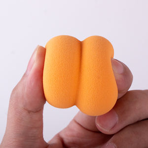 Venta al por mayor 8 unids/caja polvo cosmético esponja suave lágrima belleza esponja licuadora látex libre lindo Color caramelo esponja <span class=keywords><strong>de</strong></span> <span class=keywords><strong>maquillaje</strong></span> - Product Image 4