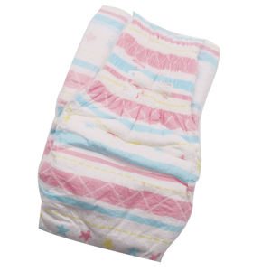 Vente en gros de couches jetables pour bébés à haute absorption, douces, marque privée, en vrac, avec matériau en pâte fluff SAP importée - Product Image 4